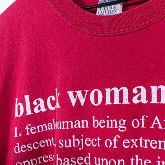 Black Woman Definition T-Shirt Urban Profile Sojourner Truth Large Y2K - Picture 5 of 11